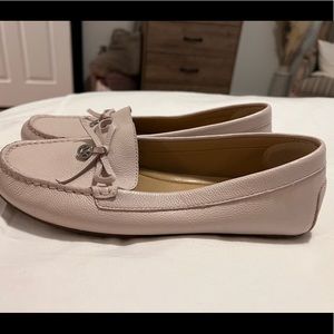 Michael Kors blush loafers, gently used.